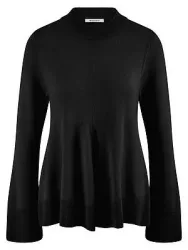 Rundhals-Pullover Peter Hahn schwarz