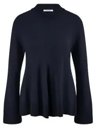 Rundhals-Pullover Peter Hahn blau