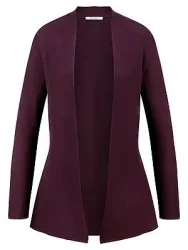 Strickjacke aus 100% SUPIMA®-Baumwolle Peter Hahn lila