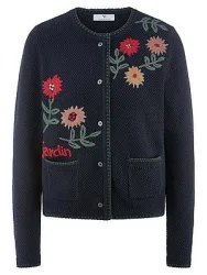 Strickjacke Peter Hahn blau