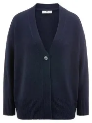 Strickjacke Peter Hahn blau