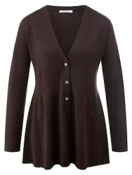 Strickjacke Peter Hahn braun