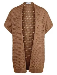 Strickweste Peter Hahn braun