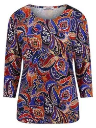 Rundhals-Shirt 3/4-Arm Peter Hahn multicolor