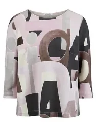 Shirt U-Boot-Ausschnitt Efixelle rosé