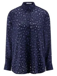 Long-Bluse Peter Hahn blau