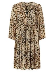 Kleid 3/4-Ballonarm Peter Hahn beige