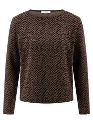 Sweatshirt Rundhals-Ausschnitt Peter Hahn blau