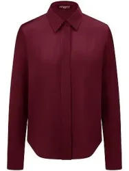 Bluse Seide Fadenmeister Berlin rot