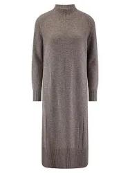 Strickkleid Stehkragen DAY.LIKE beige