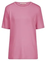 Kurzes Rundhals-Schlafshirt Hautnah rosé
