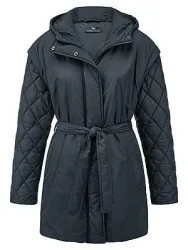 2-in-1-Steppjacke Peter Hahn grün