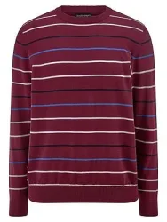 Rundhals-Pullover Peter Hahn rot