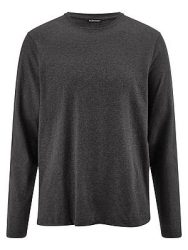 Longsleeve Rundhals-Ausschnitt Louis Sayn grau