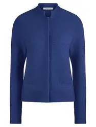 Strickjacke aus 100% SUPIMA®-Baumwolle Peter Hahn blau