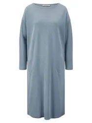 Frottee-Nachthemd Hautnah blau
