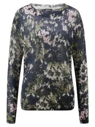 Rundhals-Pullover BASLER blau