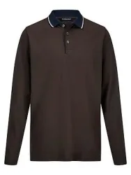 Langarm-Polo-Shirt Louis Sayn braun