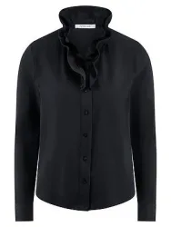 Jersey-Bluse Peter Hahn blau