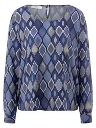 Bluse Peter Hahn blau