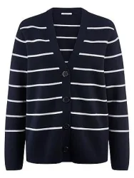 Strickjacke Peter Hahn blau
