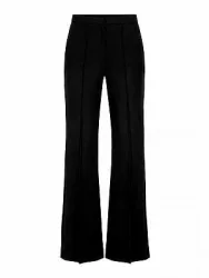 Straight Fit-Hose Modell Dora Flared Raffaello Rossi schwarz