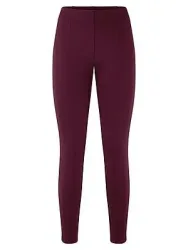 Knöchellange Jersey-Hose Passform Sylvia Peter Hahn rot