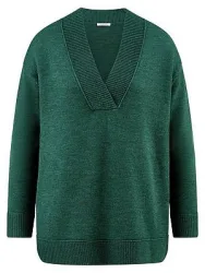 V-Pullover Peter Hahn grün
