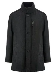 Winterwarme Jacke Peter Hahn grau
