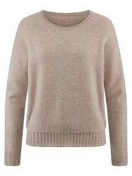 Rundhals-Pullover Peter Hahn beige