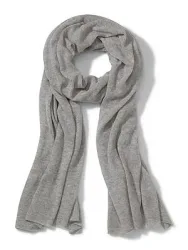 Strickschal Peter Hahn grau