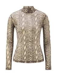 Mesh-Shirt Riani beige