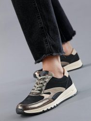 Sneaker April Waldläufer schwarz
