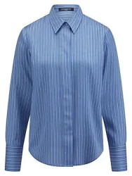 Bluse aus Seide Fadenmeister Berlin blau