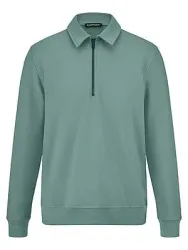 Sweatshirt Polo-Kragen Louis Sayn grün