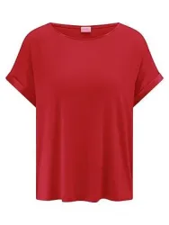 Rundhals-Shirt Mey rot