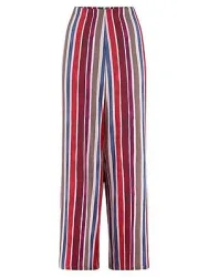 Lange Streifen-Hose Mey multicolor
