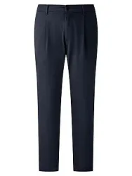 Bundfalten-Hose Brax blau