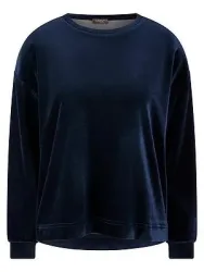Lange Nicki-Sweatshirt Peter Hahn blau