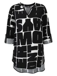 Long-Bluse Doris Streich weiss