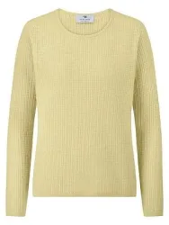 Rundhals-Pullover 1/1-Arm aus 100% Kaschmir Peter Hahn gelb