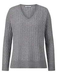 Pullover Kaschmir Peter Hahn grau