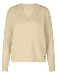 V-Pullover BASLER beige