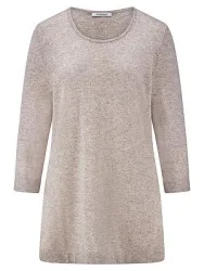 Long-Pullover Kaschmir Peter Hahn beige
