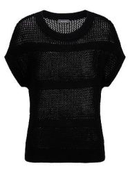 Rundhals-Pullover BASLER schwarz