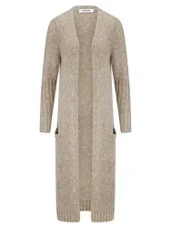 Strickmantel V-Ausschnitt DAY.LIKE beige