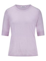 Rundhals-Pullover Kaschmir Peter Hahn lila