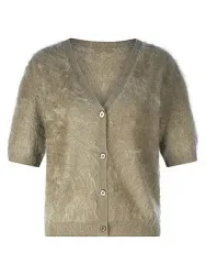 Strickjacke aus 100% Kaschmir Peter Hahn grün