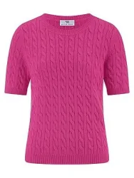 Rundhals-Pullover 1/2-Arm Peter Hahn pink