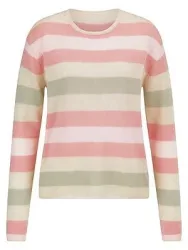 Rundhals-Pullover aus 100% Kaschmir Peter Hahn rosé